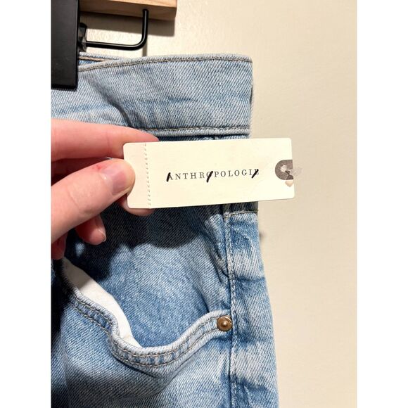 NWT MOTHER The Rambler Zip Flood Jeans in Cherie Cherie Plus Size 34 - Picture 12 of 16